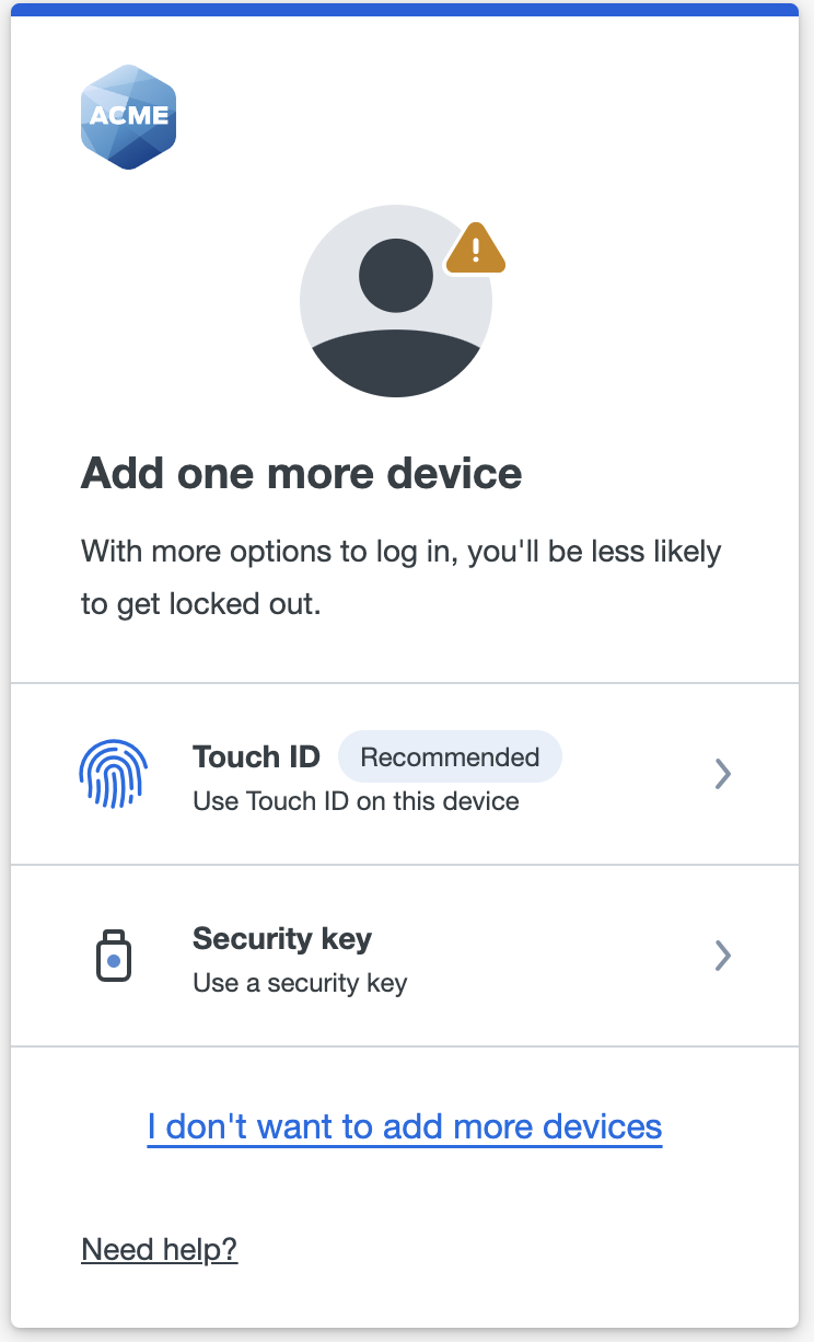 Add Another Duo Verification Method